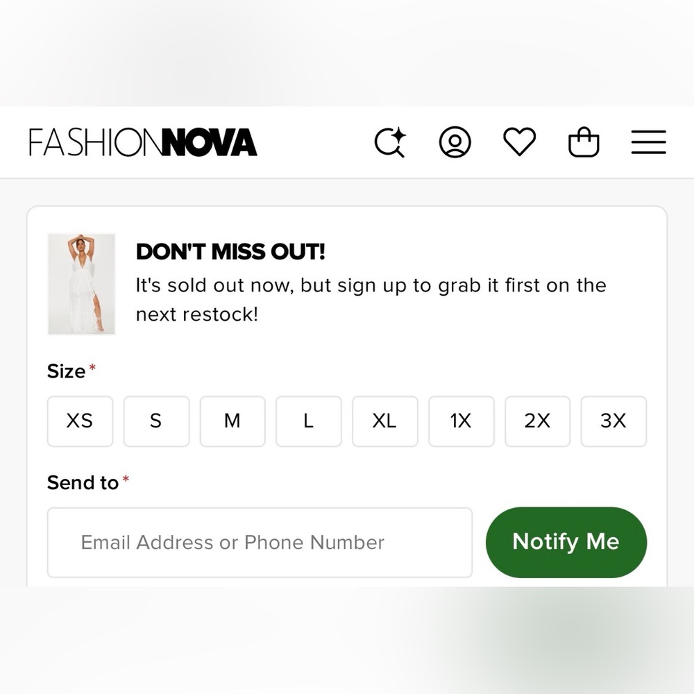 Sale! Fashion Nova White Halter Maxi Dress SOLD OUT! - Picture 6 of 7
